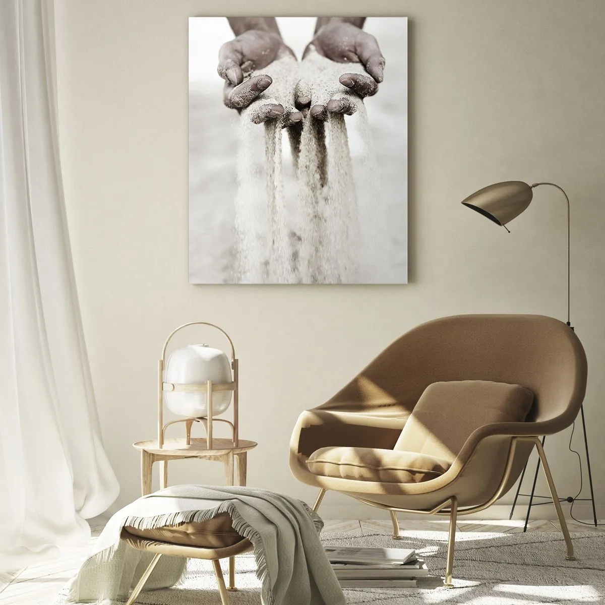 Glasbild - Bild auf glas - Mit diesen Händen… - 80x120 cm