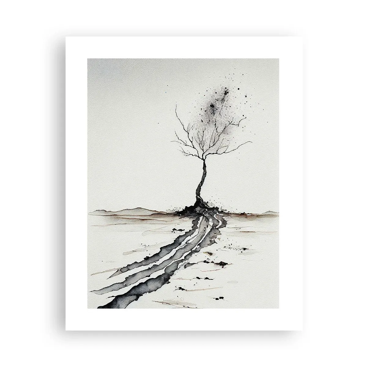 Poster - Wintermelancholie - 40x50 cm
