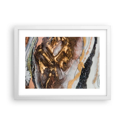 Poster in einem weißen Rahmen - Das Element der Erde - 40x30 cm