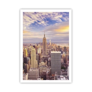 Poster - Nur nach den Wolken greifen - 70x100 cm