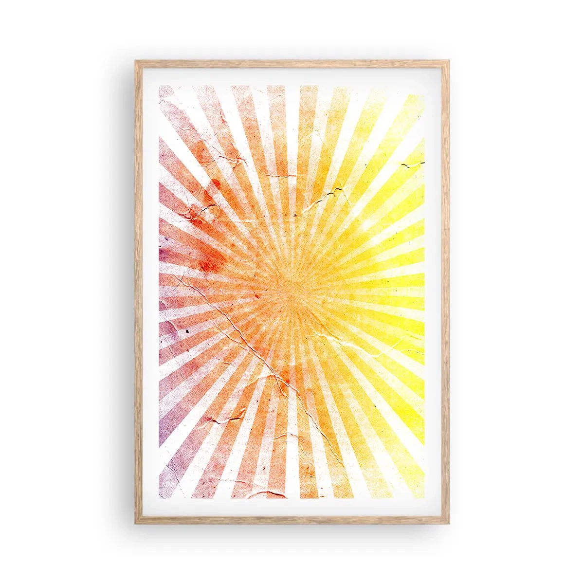 Poster in einem Rahmen aus heller Eiche - Sonnenaufgänge und Sonnenuntergänge - 61x91 cm