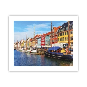 Poster - Fröhlicher Kai - 50x40 cm