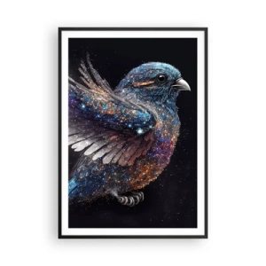 Poster in einem schwarzem Rahmen - Diamantsperling - 70x100 cm