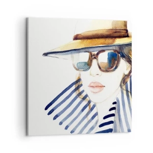 Bild auf Leinwand - Leinwandbild - Florida heißt Sie willkommen! - 50x50 cm