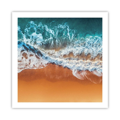 Poster - Immer Hand in Hand - 60x60 cm