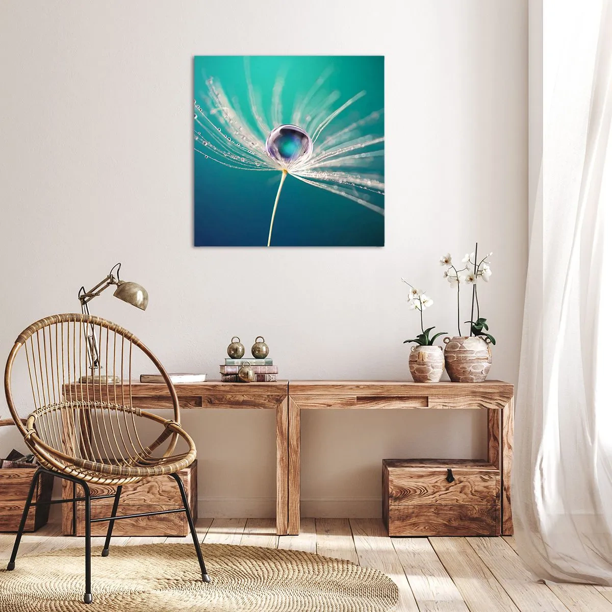 Bild auf Leinwand - Leinwandbild - Mystischer Moment - 40x40 cm