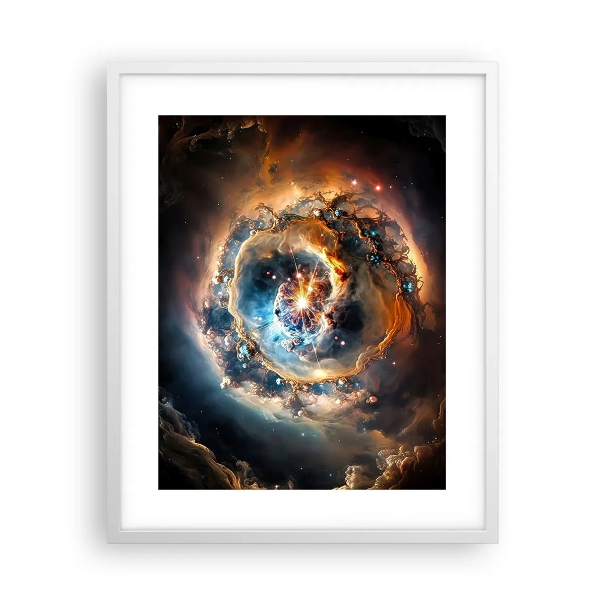 Poster in einem weißen Rahmen - Anfang - 40x50 cm