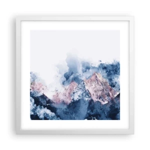 Poster in einem weißen Rahmen - Das sind die Spitzen! - 40x40 cm