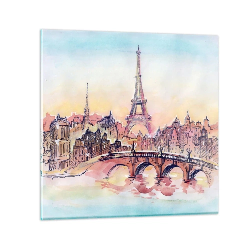 Glasbild - Bild auf glas - Die einzige Stadt dieser Art auf der Welt - 30x30 cm
