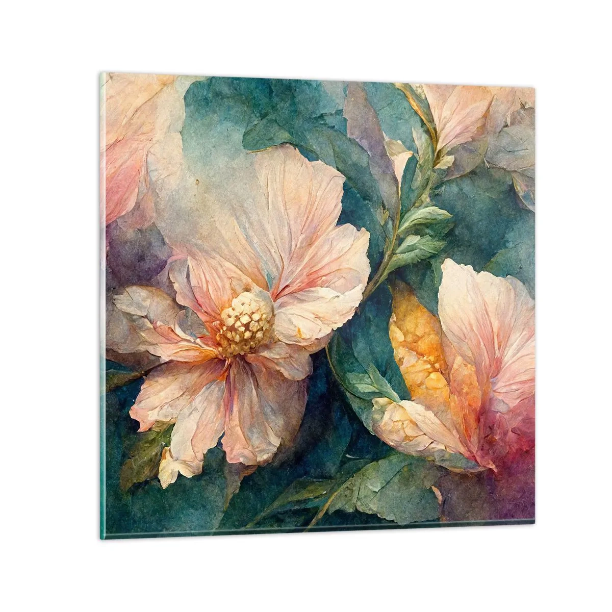 Glasbild - Bild auf glas - Pure Subtilität - 40x40 cm