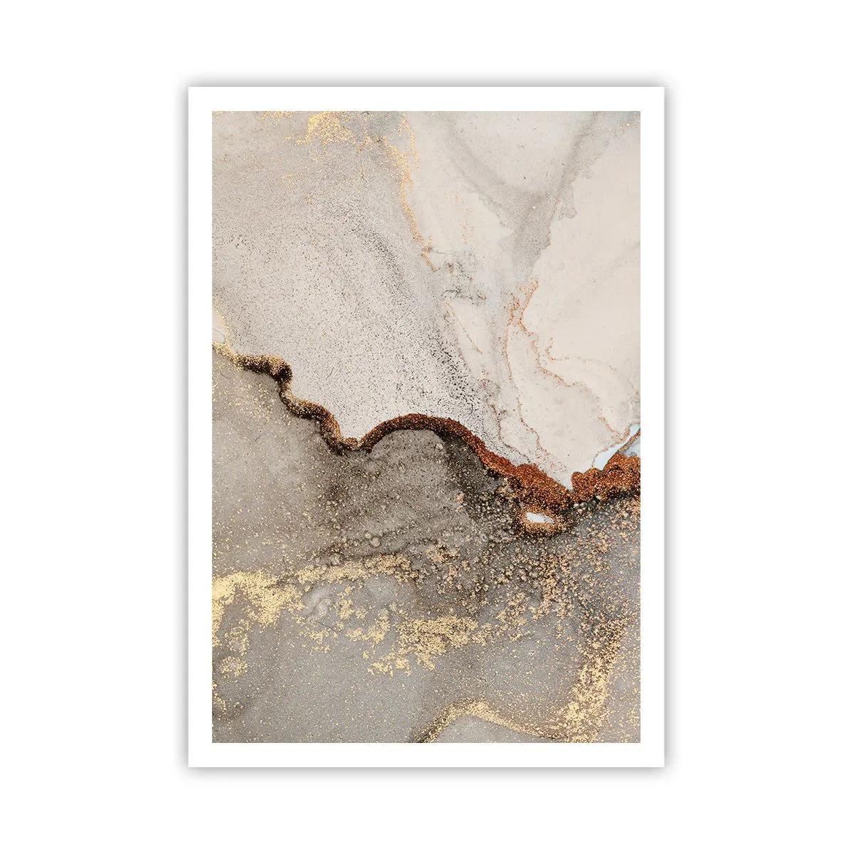 Poster - An der Grenze der Farben - 70x100 cm
