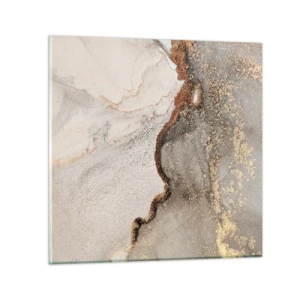 Glasbild - Bild auf glas - An der Grenze der Farben - 70x70 cm