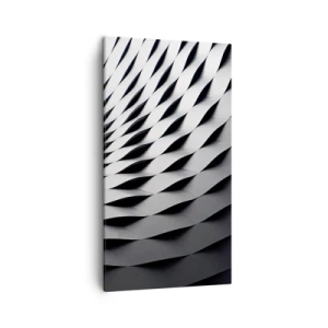 Bild auf Leinwand - Leinwandbild - Auf der Oberfläche der Wellen - 45x80 cm