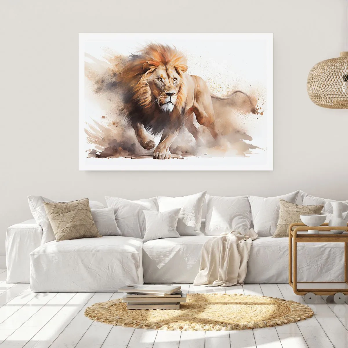 Poster - Der König zog um - 70x50 cm