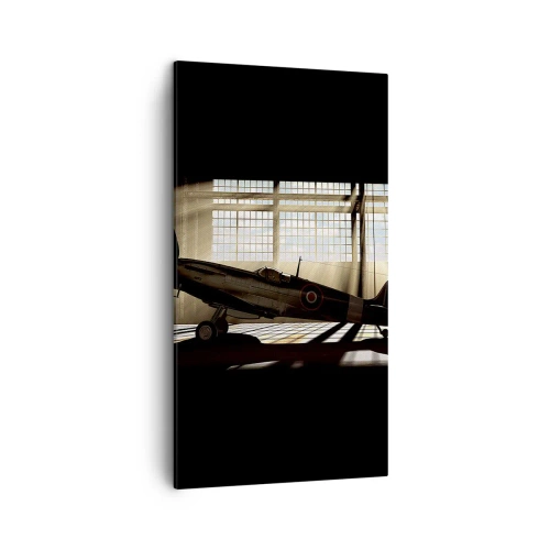 Bild auf Leinwand - Leinwandbild - Die Ruhe eines Kriegers - 45x80 cm