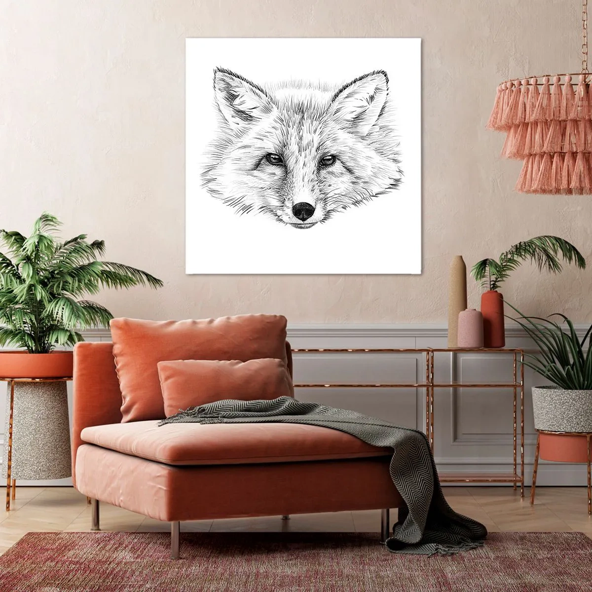 Bild auf Leinwand - Leinwandbild - Können diese Augen lügen? - 60x60 cm