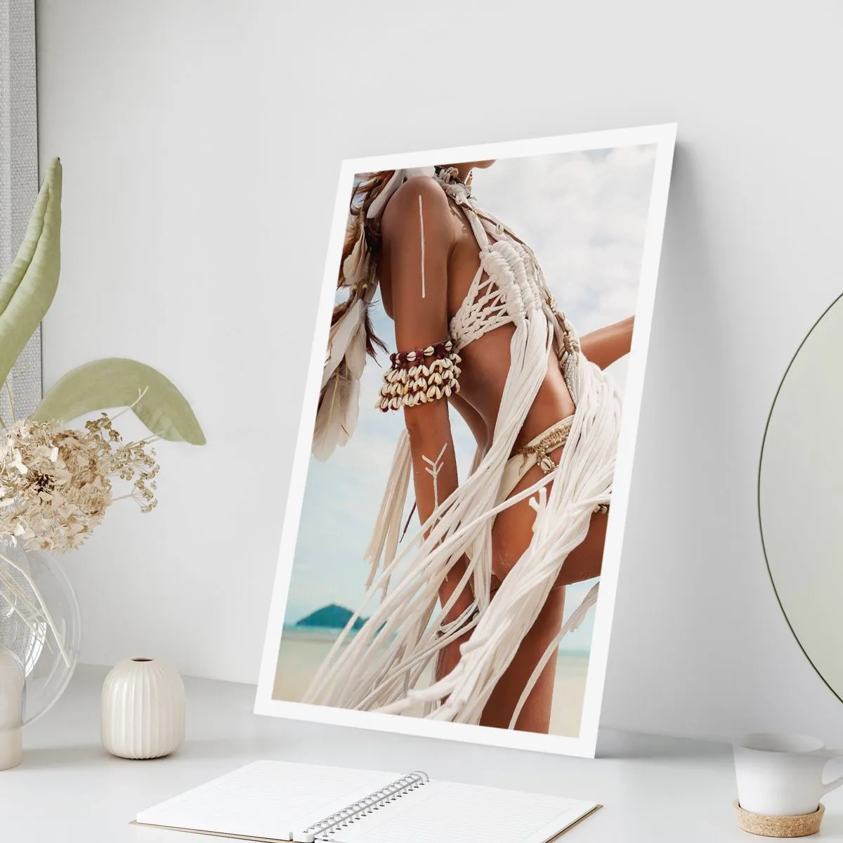 Poster - Eine Priesterin der Sonne - 30x40 cm