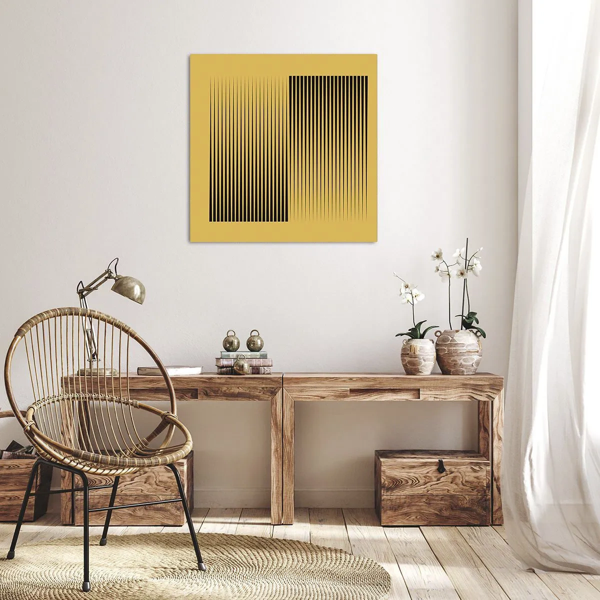 Bild auf Leinwand - Leinwandbild - Quadratur der Gegensätze - 30x30 cm