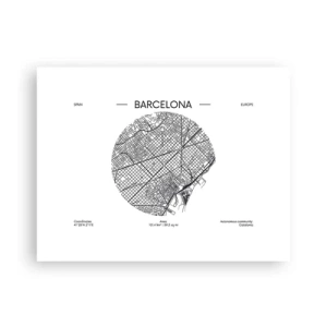 Poster - Anatomie von Barcelona - 40x30 cm