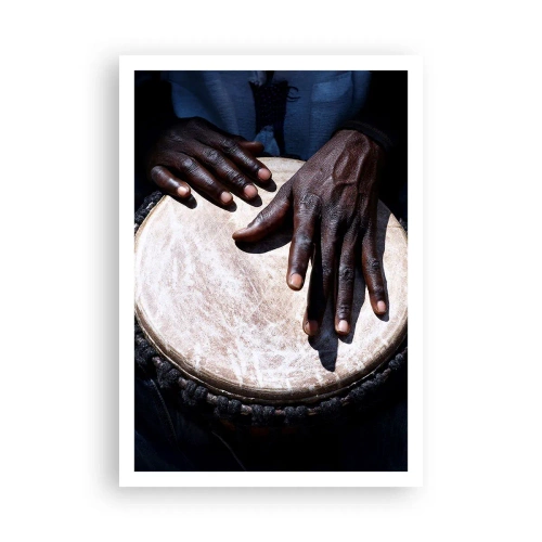 Poster - Lebe in deinem eigenen Rhythmus - 70x100 cm