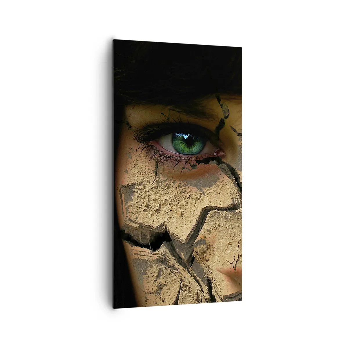 Bild auf Leinwand - Leinwandbild - Freude und Grauen zugleich - 65x120 cm