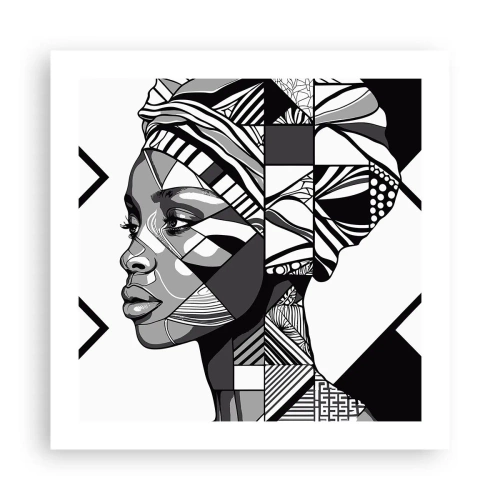 Poster - Ethnisches Porträt - 50x50 cm