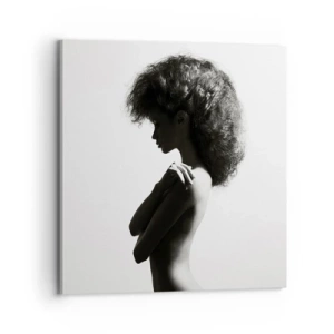 Bild auf Leinwand - Leinwandbild - Wie eine Blume auf einem schlanken Stiel - 70x70 cm