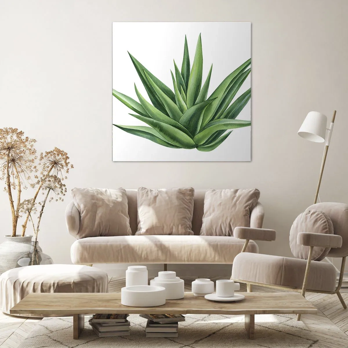 Bild auf Leinwand - Leinwandbild - Grün – Kraft – Leben - 60x60 cm