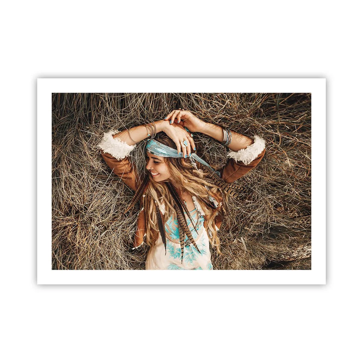 Poster - Auf dem Weg in den Sommer der Liebe - 70x50 cm