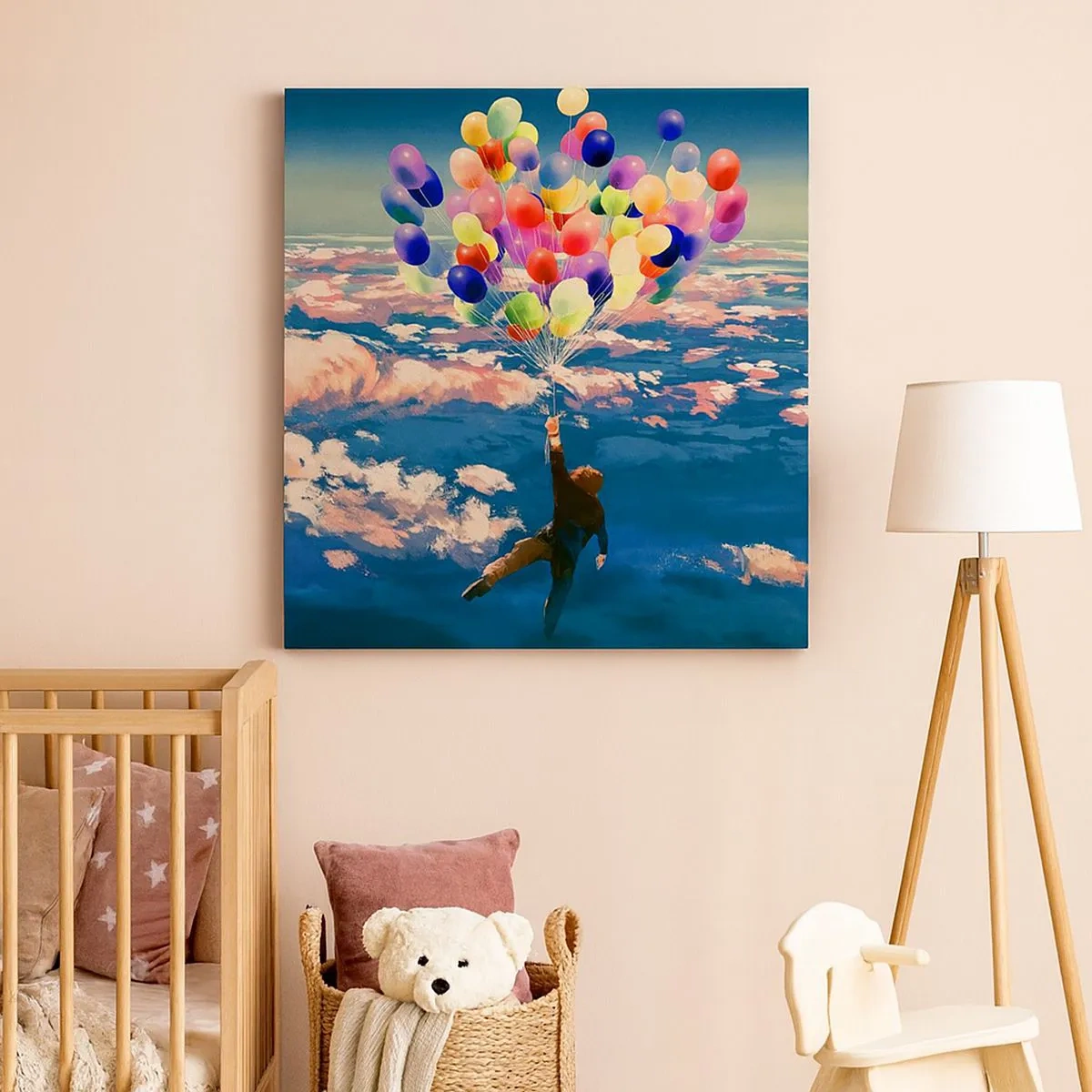 Bild auf Leinwand - Leinwandbild - Ein Kindheitstraum wird wahr - 30x30 cm