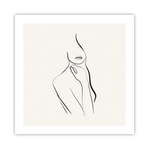 Poster - Eine Welle der Melancholie - 50x50 cm