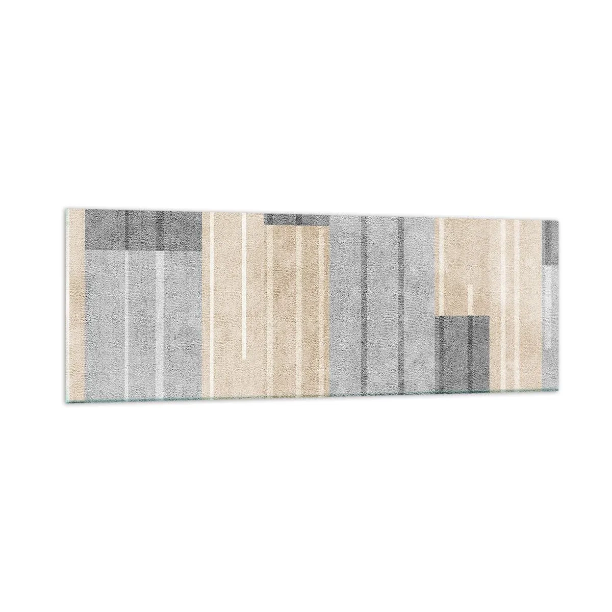 Glasbild - Bild auf glas - Komposition: Vertikal halten - 90x30 cm