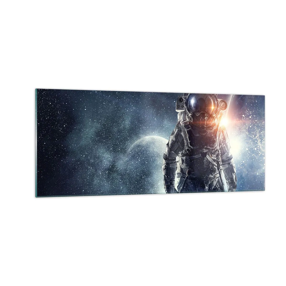 Glasbild - Bild auf glas - Weltraumabenteuer - 100x40 cm