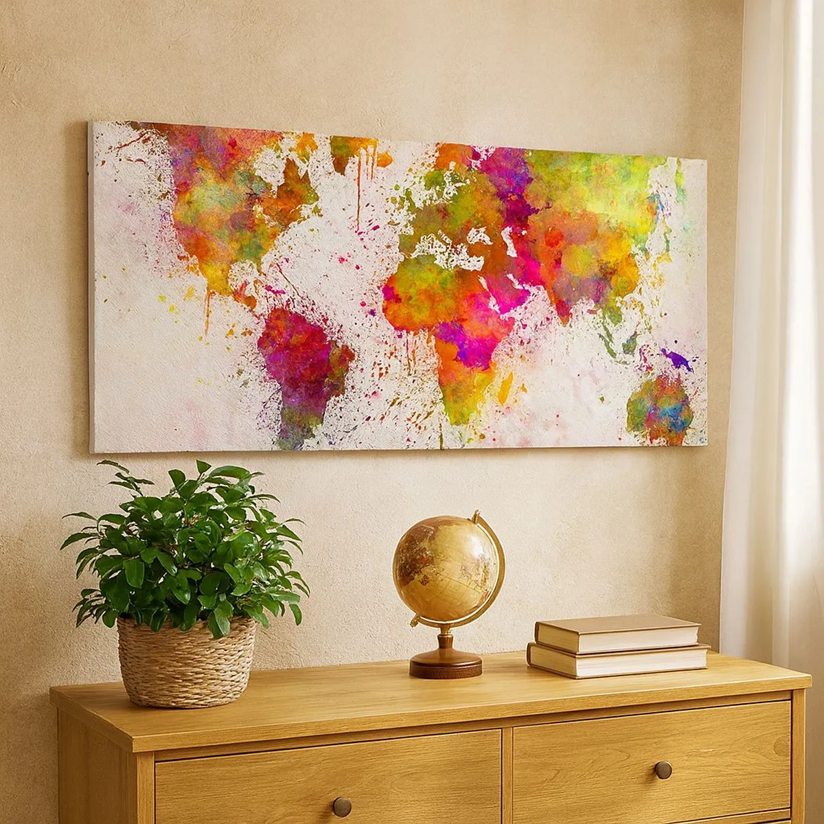 Bild auf Leinwand - Leinwandbild - Irgendwie ist es gleich geworden - 100x40 cm