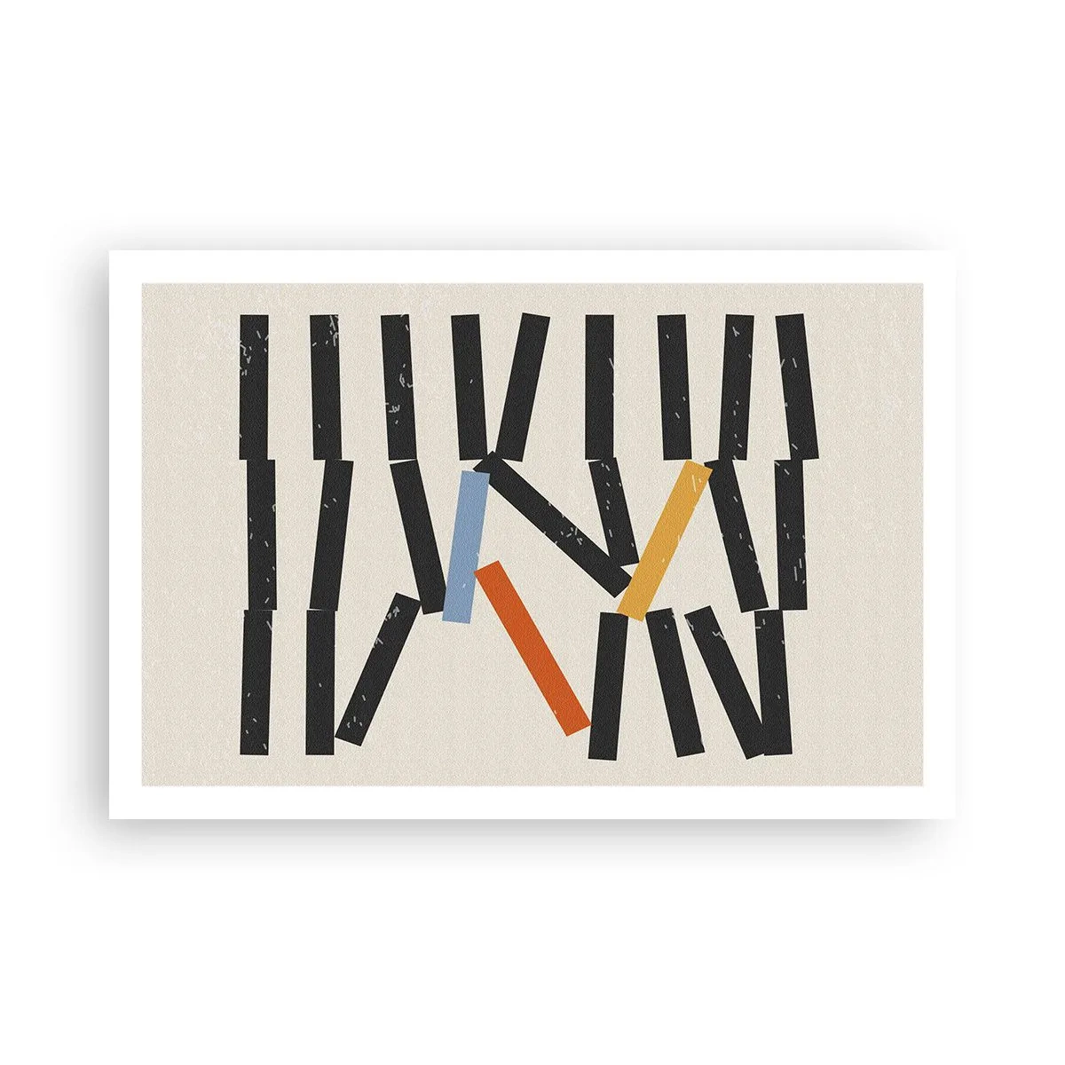 Poster - Domino – Komposition - 91x61 cm