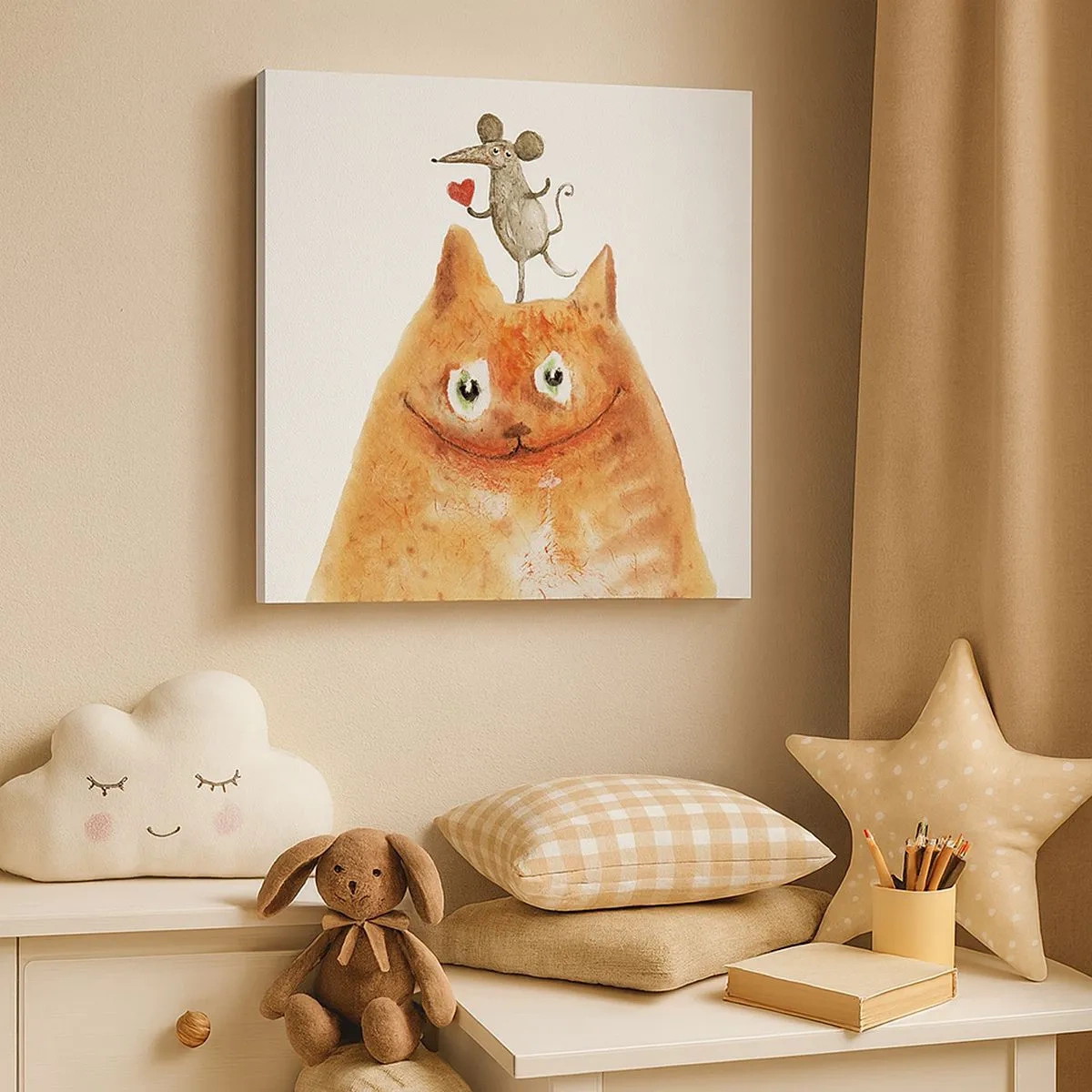 Bild auf Leinwand - Leinwandbild - Paradoxien der Liebe - 30x30 cm