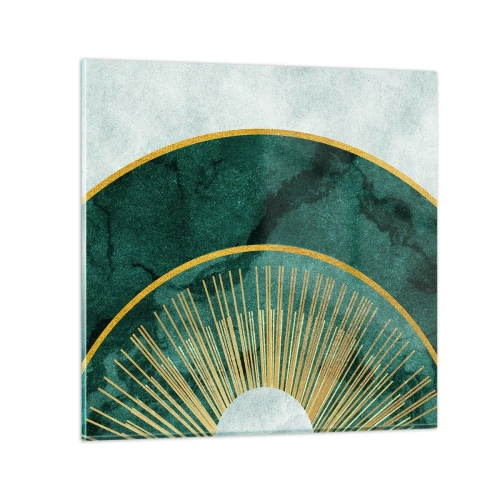 Glasbild - Bild auf glas - Anderes Sonnensystem - 30x30 cm