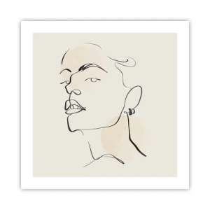 Poster - Ein stolzer Blick - 50x50 cm