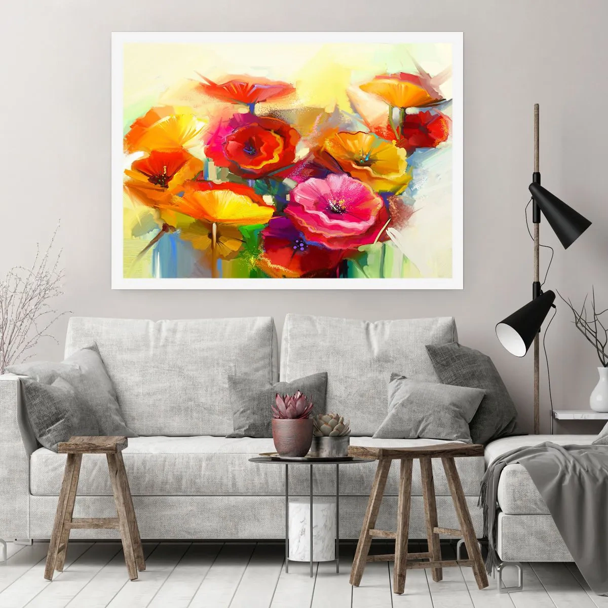 Poster - Nicht nur rot - 40x30 cm