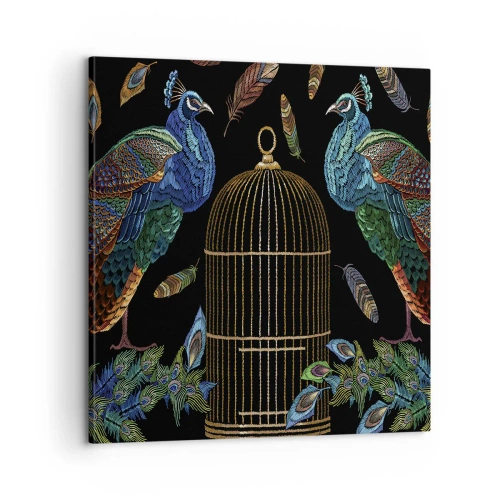 Bild auf Leinwand - Leinwandbild - In königlichen Gewändern - 60x60 cm