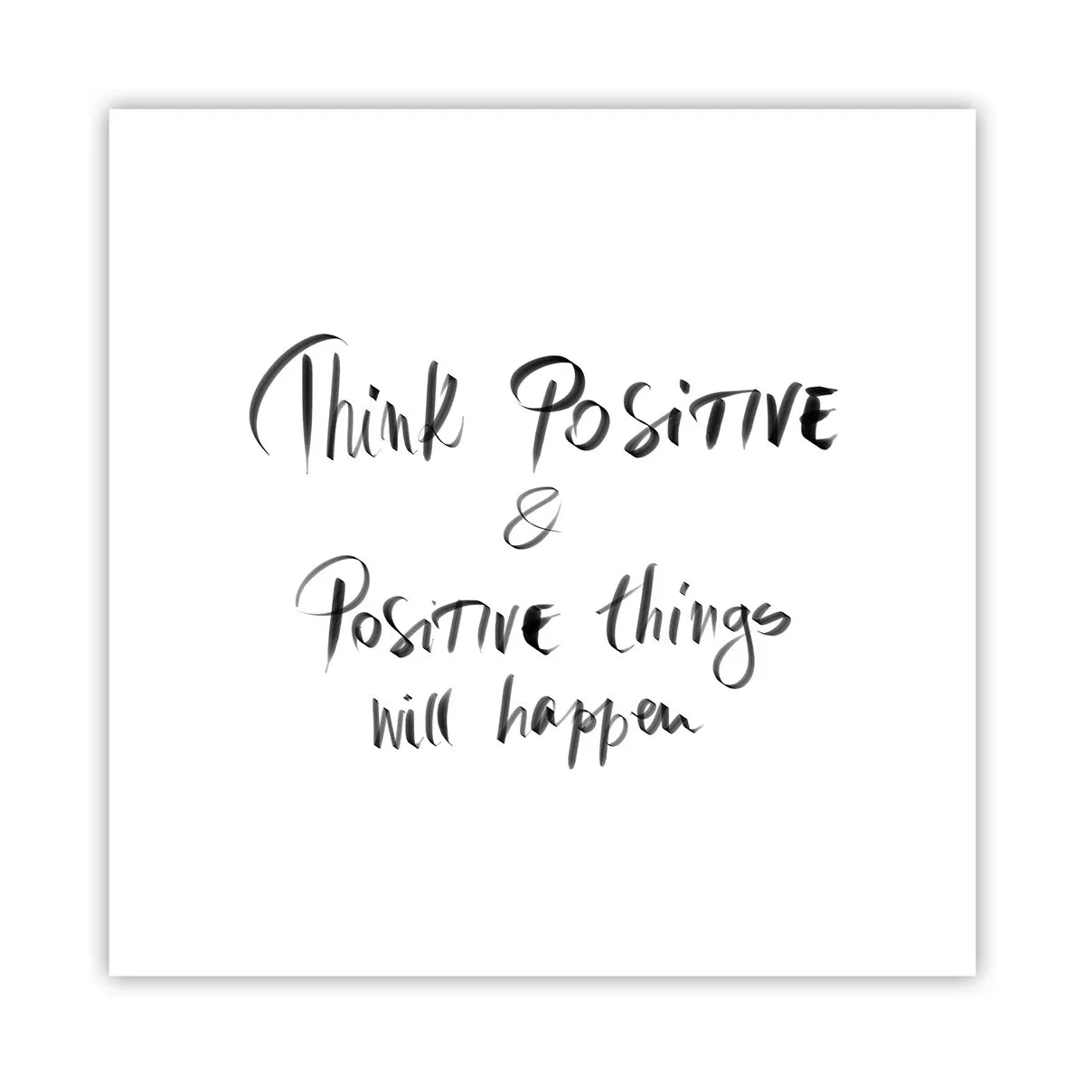 Poster - Wie soll man leben? - 30x30 cm