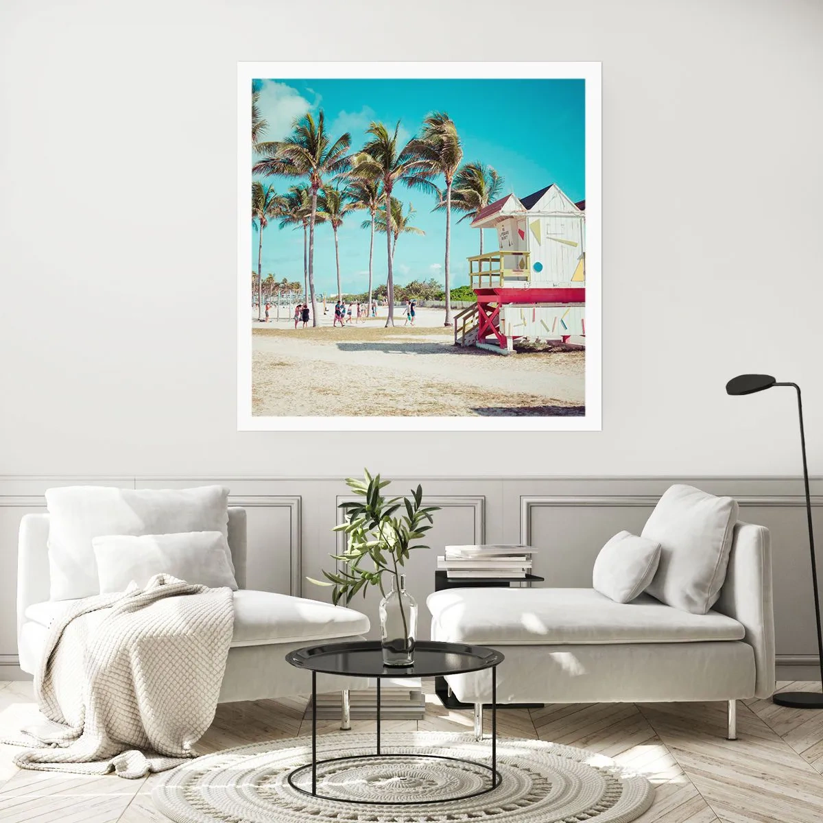 Poster - Dir steht ein schöner Tag bevor - 40x40 cm