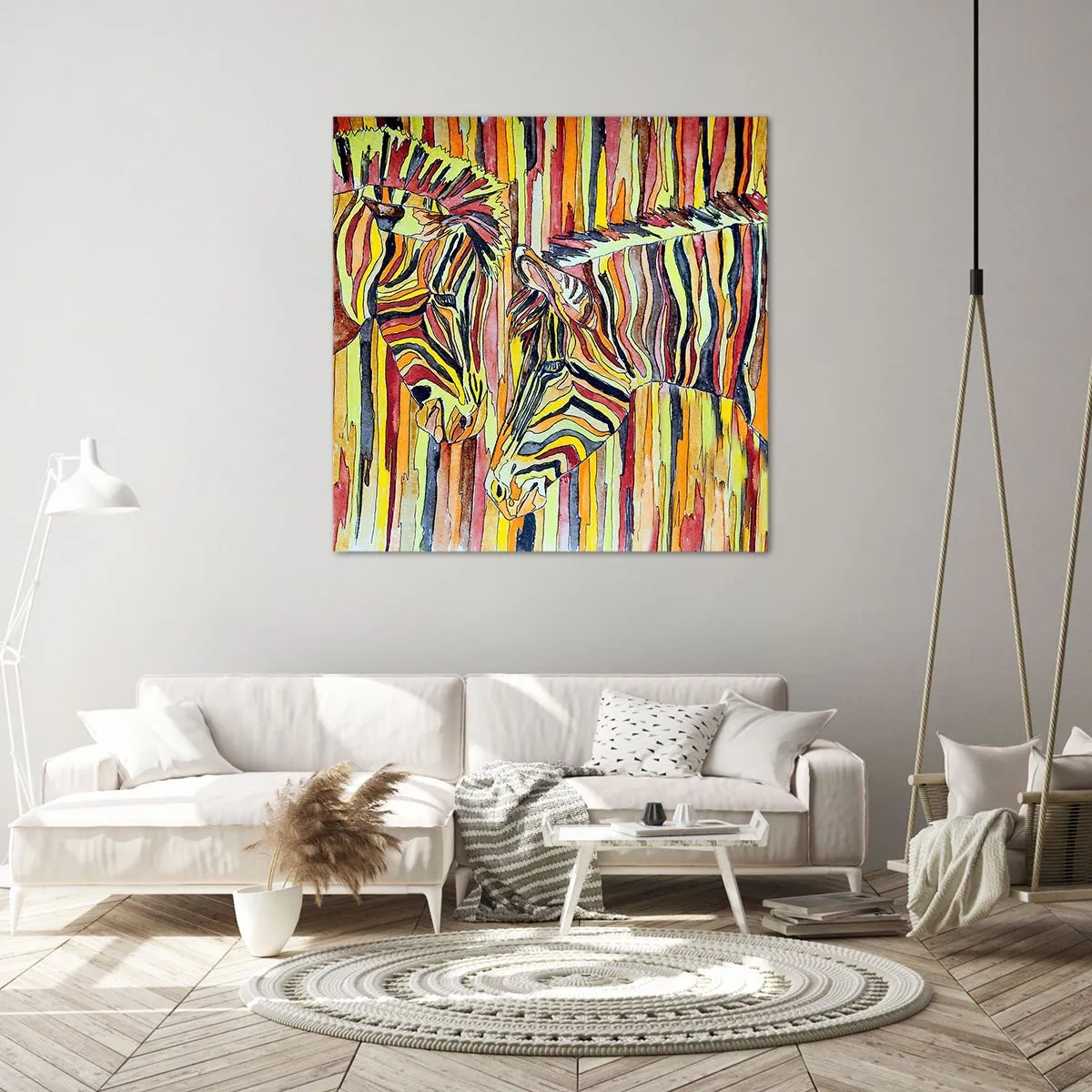 Bild auf Leinwand - Leinwandbild - Also du auch... - 70x70 cm