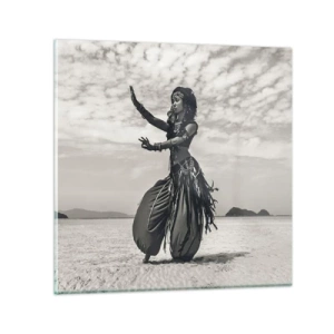 Glasbild - Bild auf glas - Der Tanz der südlichen Inseln - 50x50 cm