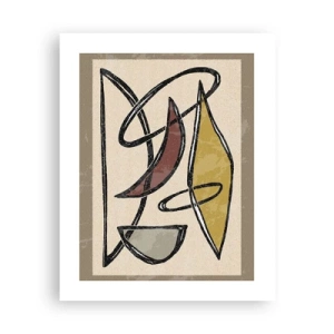 Poster - Vertikale und Horizontale - 40x50 cm