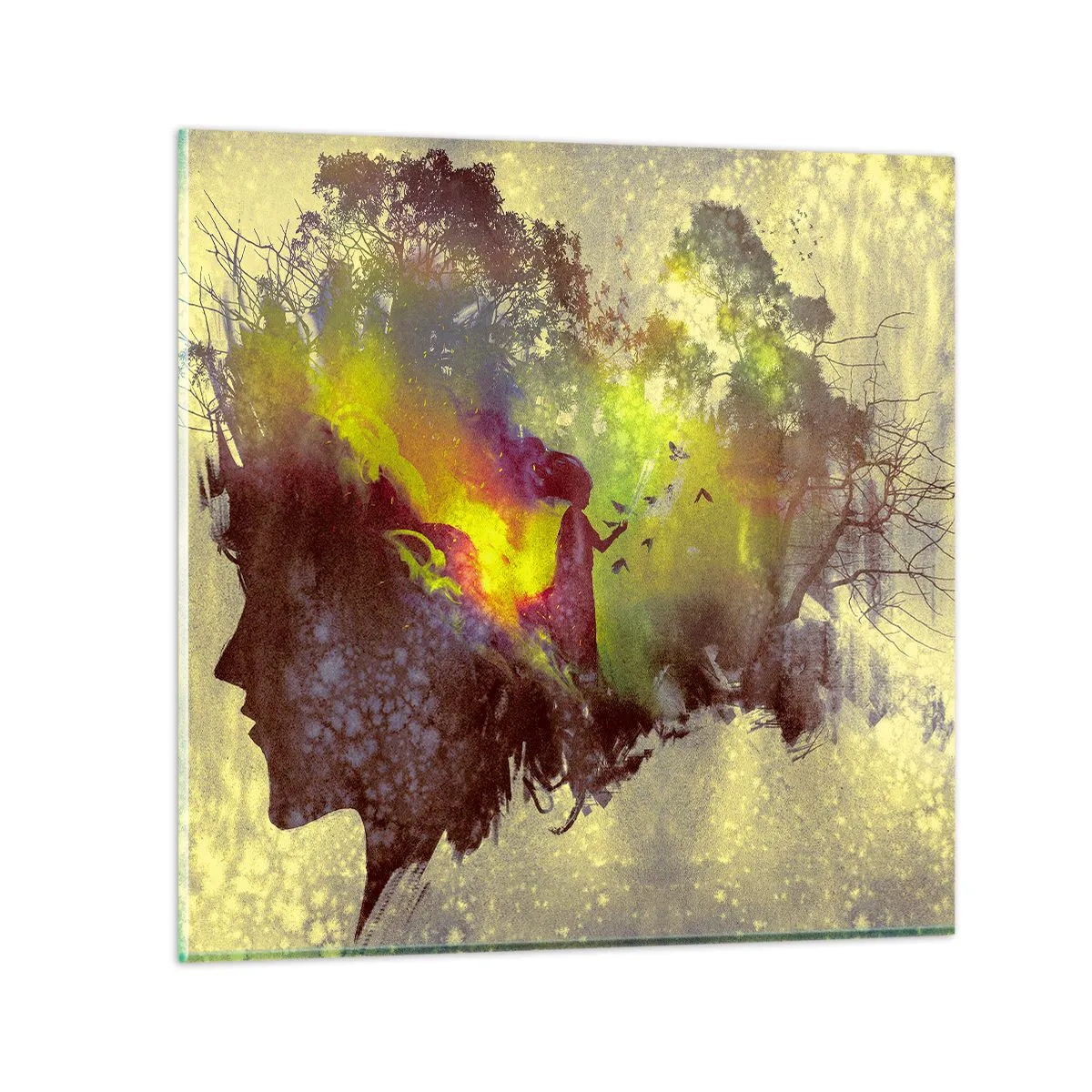 Glasbild - Bild auf glas - Mutter Natur - 50x50 cm