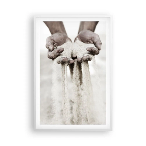 Poster in einem weißen Rahmen - Mit diesen Händen… - 61x91 cm