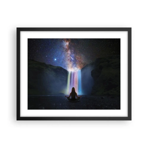 Poster in einem schwarzem Rahmen - Absolute Harmonie - 50x40 cm
