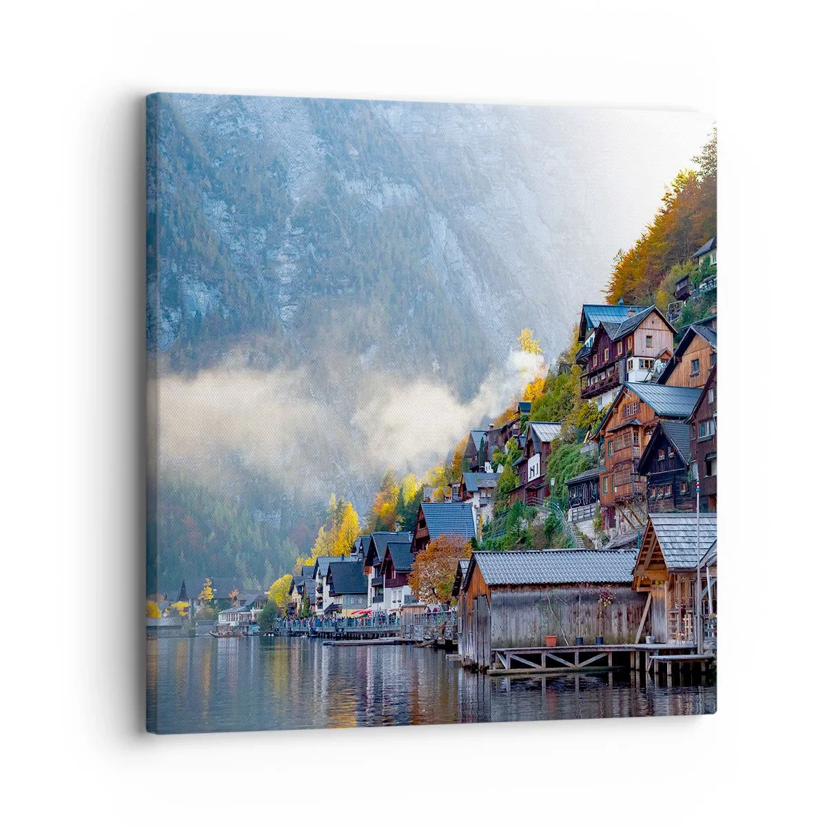 Bild auf Leinwand - Leinwandbild - Alpenatmosphäre - 30x30 cm