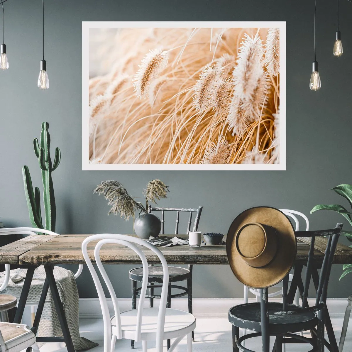 Poster - Das goldene Rauschen des Grases - 70x50 cm